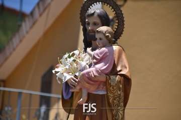 La Breña pone fin a sus fiestas con misa, procesión y verbena/Francisco Javier Santana.